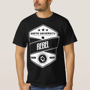 Rasta University Rebel Good Vibes Reggae T-Shirt