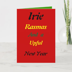 Rasta upful christmas cards