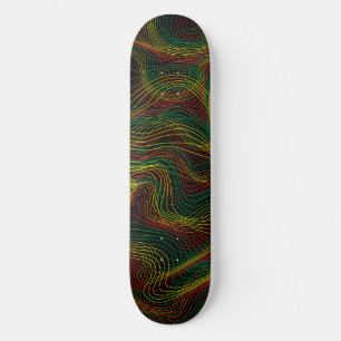 Rasta Waves Skateboard