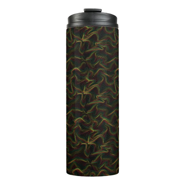Rasta Waves  Thermal Tumbler (Front)