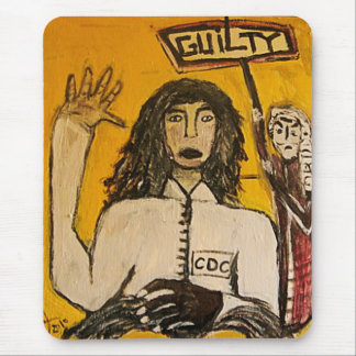 RASTA WITCH TRIALS GUILTY MOUSE PAD