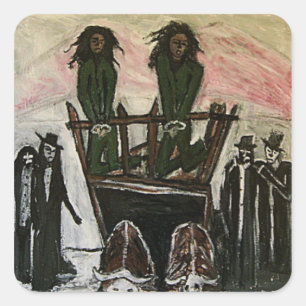 RASTA WITCH TRIALS SQUARE STICKER