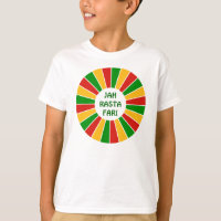 RASTAFARI FLAG BUTTON RAYS + your sign or text