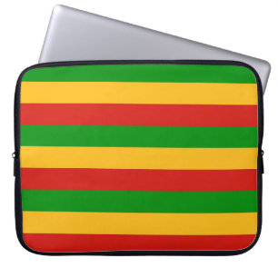RASTAFARI FLAG COLORS + your ideas Laptop Sleeve