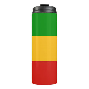 RASTAFARI FLAG COLORS + your ideas Thermal Tumbler