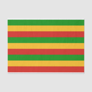 RASTAFARI FLAG COLORS + your ideas Tissue Paper