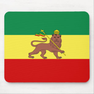 Rastafari Flag Mouse Pad