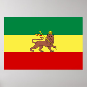 Rastafari Flag Poster