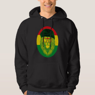 Rastafari Lion Head Jamaica Souvenir Rasta Roots R Hoodie