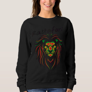 Rastafari Lion Head Jamaica Souvenir Rasta Roots R Sweatshirt
