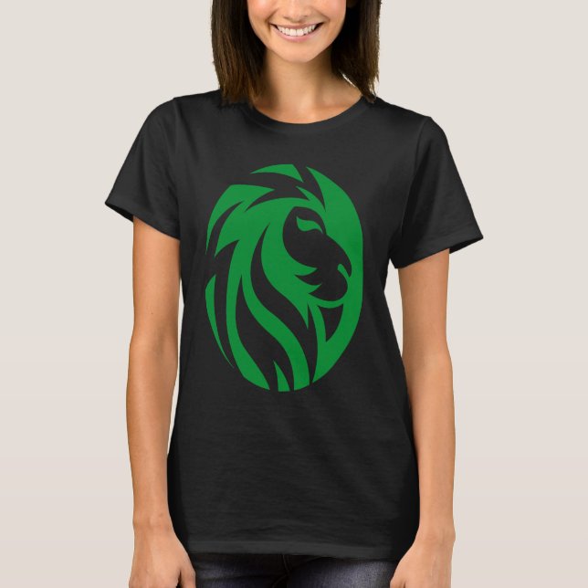 Rastafari Lion Head Jamaica Souvenir Rasta Roots R T-Shirt (Front)