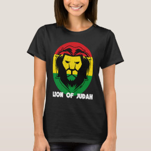 Rastafari Lion Head Jamaica Souvenir Rasta Roots R T-Shirt