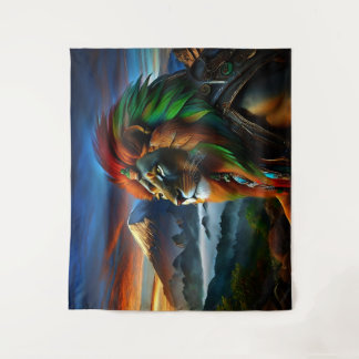 Rastafari Lion Prince Tapestry