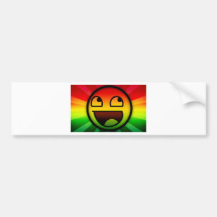 RASTAFARI REGGAE RAP BUMPER STICKER