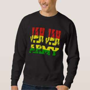 Rastafari Soldier of Jamaica Souvenir Rasta Roots Sweatshirt