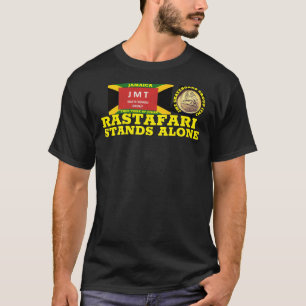 RASTAFARI STANDS ALONE Basic Dark T-Shirt
