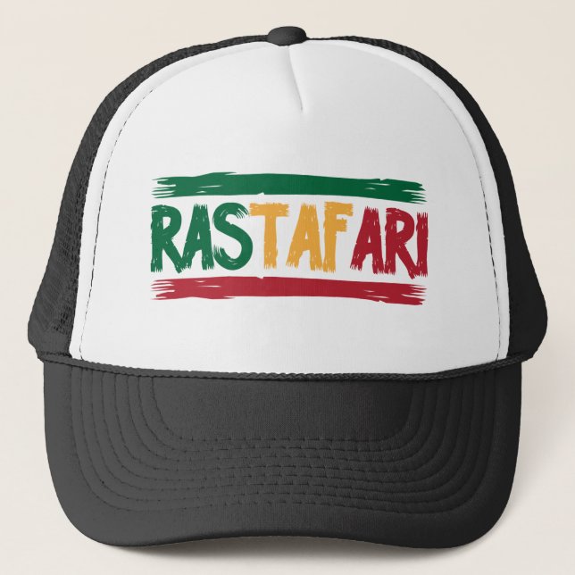 Rastafari Trucker Hat (Front)