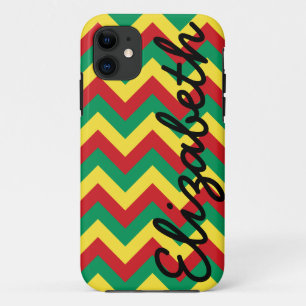 Rastafarian Chevron iPhone 11 Case