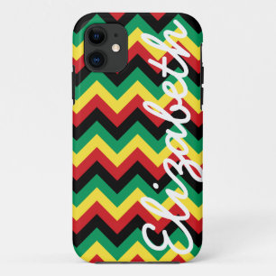 Rastafarian Chevron iPhone 11 Case