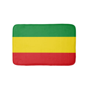 Rastafarian Flag Rasta Ethiopian Bath Mat
