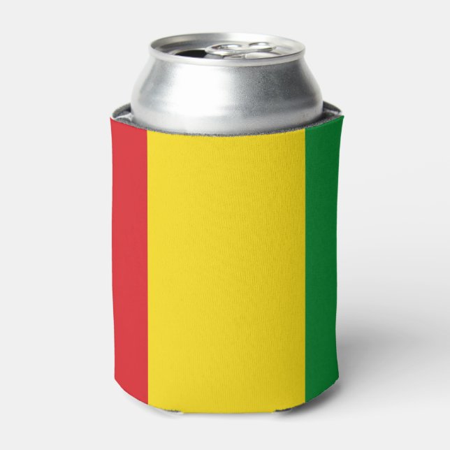 Rastafarian Flag Rasta Ethiopian Can Cooler (Can Front)