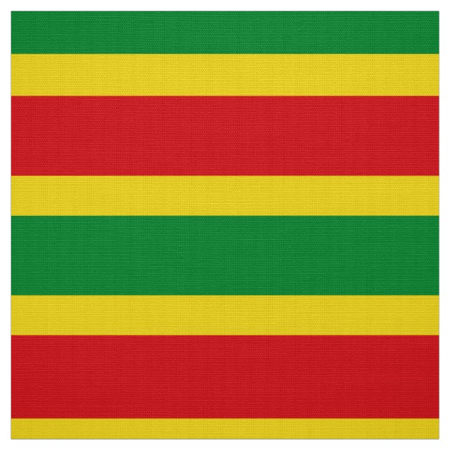 Rastafarian Flag Rasta Ethiopian Fabric (Swatch)