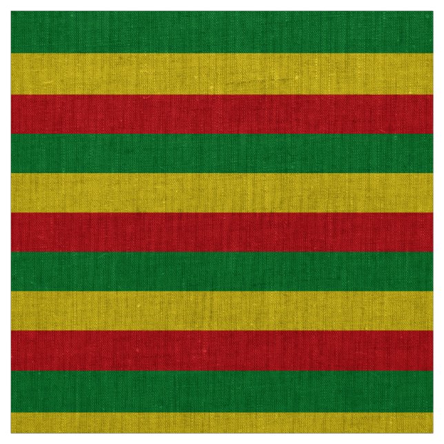 Rastafarian Flag Rasta Ethiopian Fabric (Swatch)