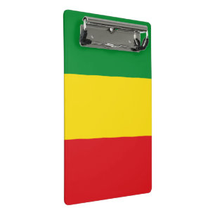 Rastafarian Flag Rasta Ethiopian Mini Clipboard