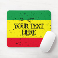 Rastafarian flag reggae music green yellow red