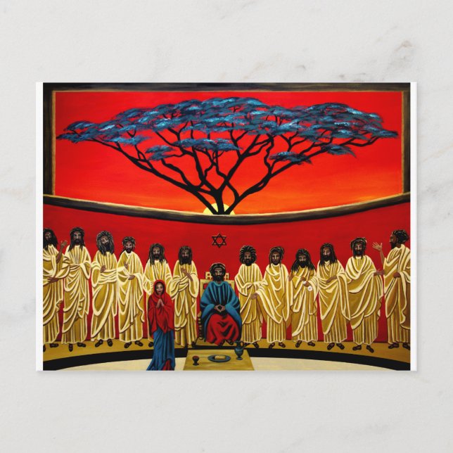 Rastafarian Last Supper Postcard (Front)