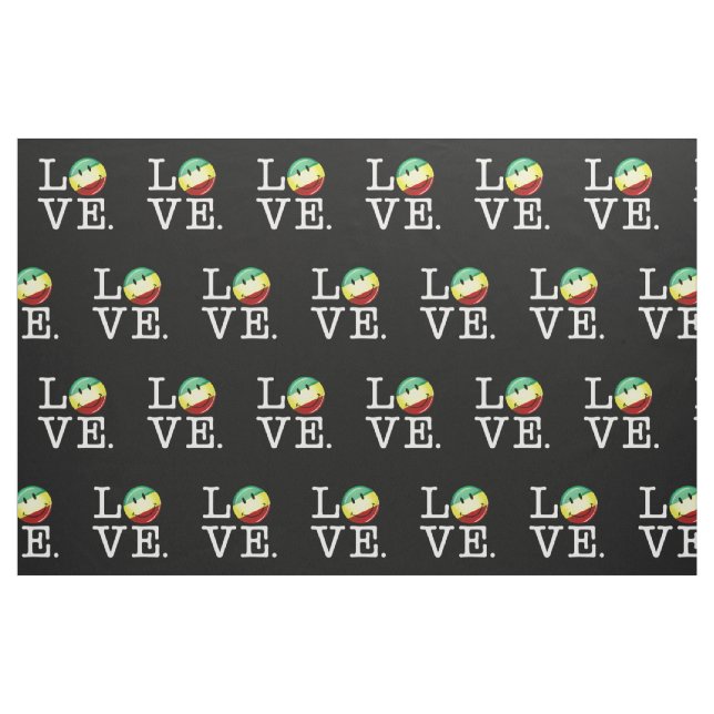 Rastafarian Love Happy Rasta Flag Fabric (Fat Quarter)