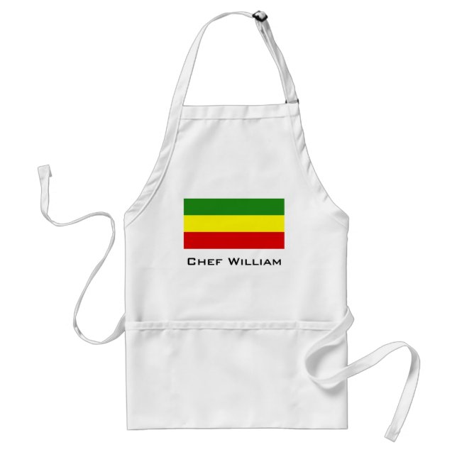 Rastafarian Pride Flag Standard Apron (Front)