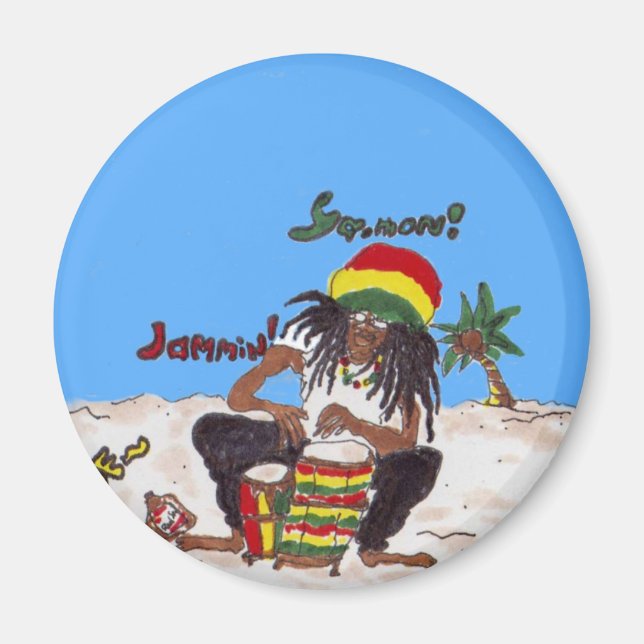 rastaman magnet (Front)
