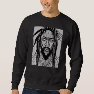 Rastaman Reggae Dub Jah Rasta design Premium_35 Sweatshirt
