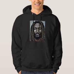 Rastaman Reggae Dub Jah Rasta design Premium_3 Hoodie