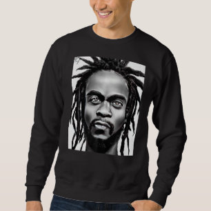 Rastaman Reggae Dub Jah Rasta design Premium_40 Sweatshirt