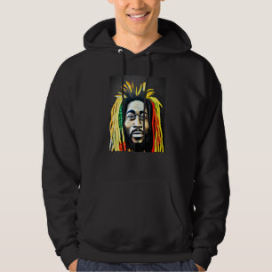 Rastaman Reggae Dub Jah Rasta design Premium_5 Hoodie