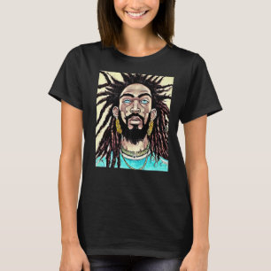 Rastaman Reggae Dub Jah Rasta design Premium_7 T-Shirt