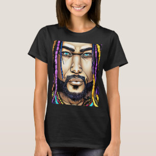 Rastaman Reggae Dub Jah Rasta design T-Shirt