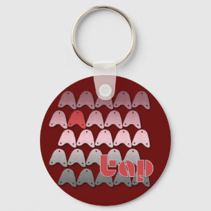 Rat-a-tat Taps Key Ring