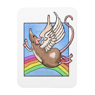 Rat Angel Magnet