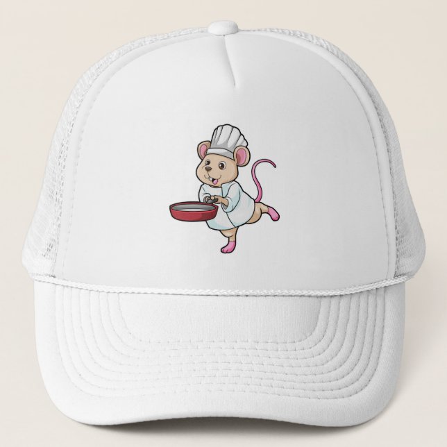 Rat as Cook with Pan & Cooking hat (Front)