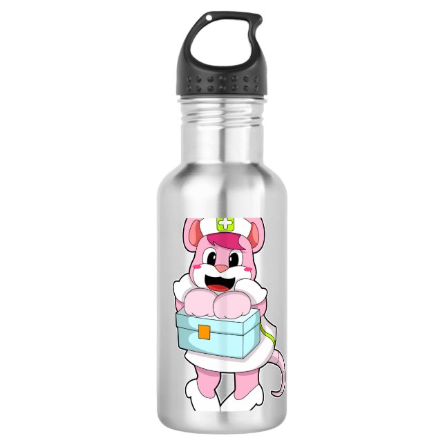Rat as Nurse with Box 710 Ml Water Bottle (Front)