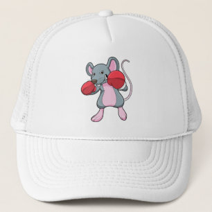 Rat at Boxing with Boxing gloves Trucker Hat