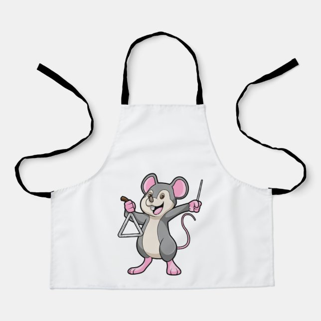 Rat at Music with Triangel Apron (Front)