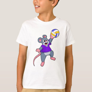 Rat at Volleyball Sports T-Shirt