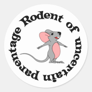 Rat Bastard Classic Round Sticker