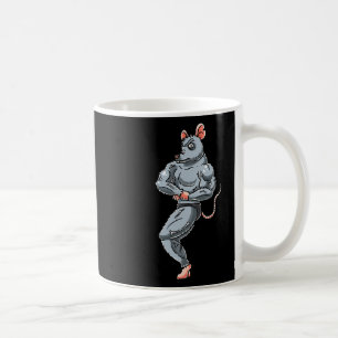 Rat Bodybuilding Fitness Gym Motivation Bodybuilde Coffee Mug