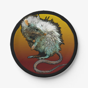 Rat Boi Paper Plate