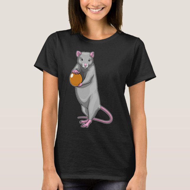 Rat Bowling Bowling Ball Sports  T-Shirt (Front)